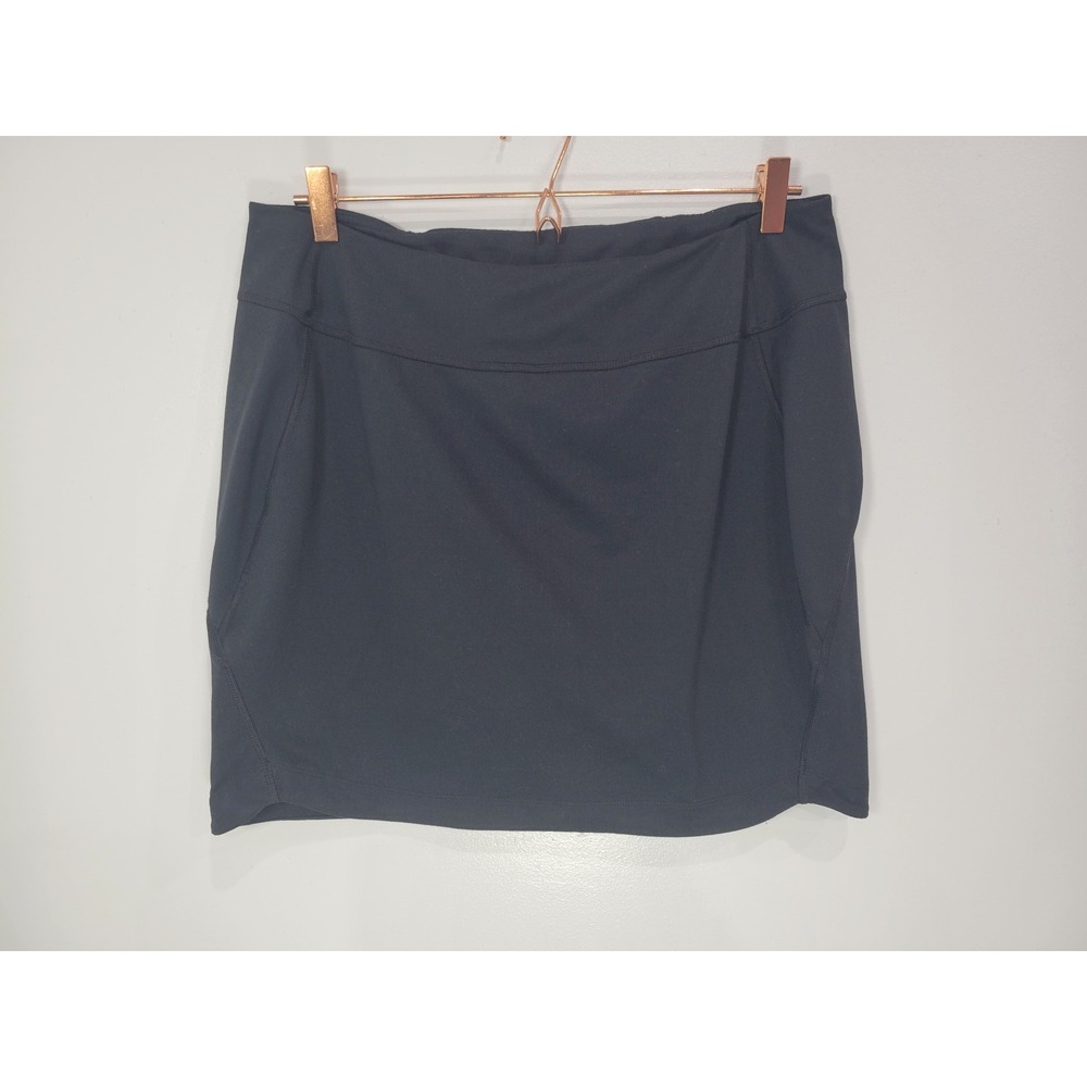 Columbia Sportswear Womens Black Active Skort Size Large Performance Hiking Golf